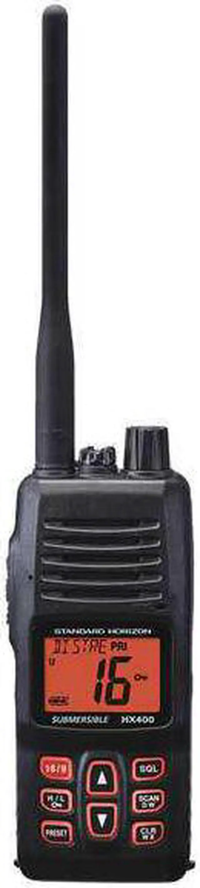 Alt view image 8 of 9 - Standard Horizon HX400 Handheld Floating VHF Radio with LMR Channels & Built-in Scrambler