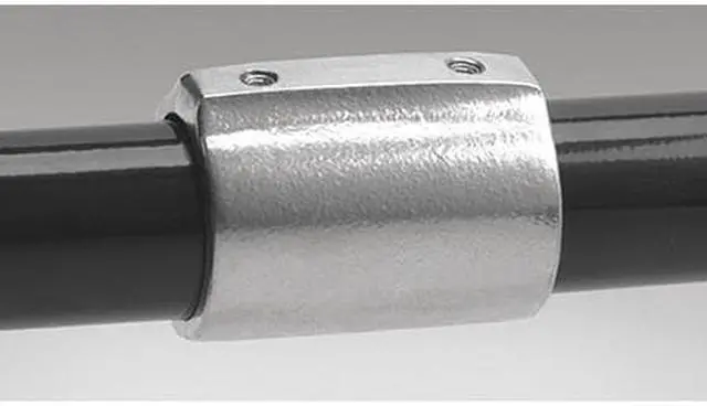 Alt view image 2 of 2 - HOLLAENDER 70-8 Structural Pipe Fitting, External Coupling, Aluminum, 1.5 in