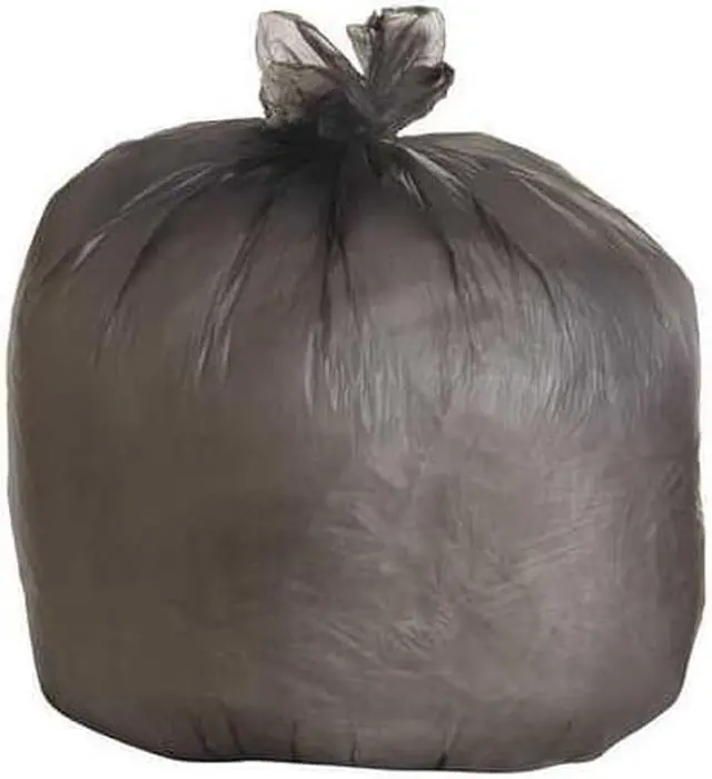 Alt view image 4 of 6 - High-Density Can Liners, 40 x 46, 40-45gal, 19mic Equivalent, Black, 6/Carton BWK404622BLK