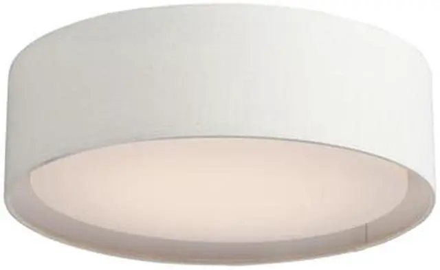 Alt view image 3 of 4 - Maxim 10232OM 20 in. Prime LED Flush Mount Ceiling Light, Oatmeal