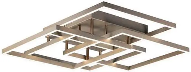 Main image of ET2 E21518-CHP Traverse LED 4-Light 31" Wide Champagne Flush Mount Light