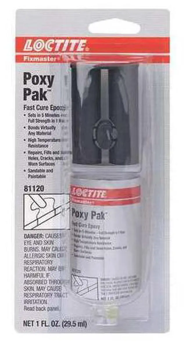 Alt view image 7 of 7 - Loctite - 1324007 - Fixmaster Poxy Pak , Fast Cure Epoxy (MOQ=12)
