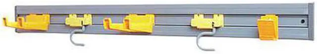 Alt view image 6 of 14 - Rubbermaid Commercial 199300 Closet Organizer-Tool Holder, 34 in. Width
