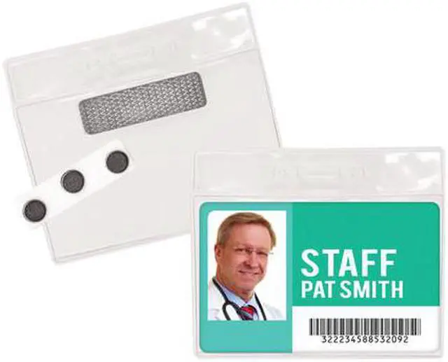 Alt view image 7 of 9 - Advantus Badge,Magnetc,Kit,3x4",20 97071