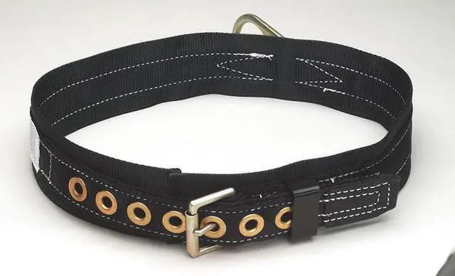 Alt view image 6 of 6 - HONEYWELL MILLER 123N/LBK Body Belt, 1 D-Rings, Back Location, Stainless Steel,