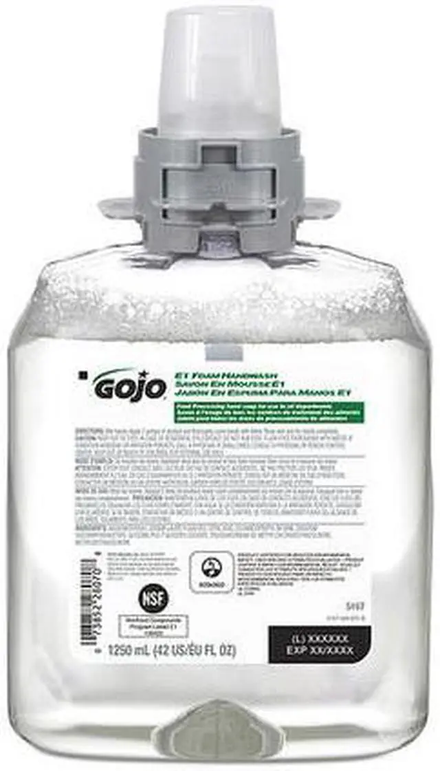 Main image of GOJO 5167-04 1,250 mL Foam Hand Soap Cartridge