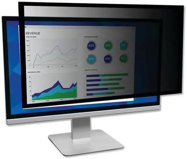 Alt view image 6 of 11 - 3M Framed Privacy Filter for 22 in Monitor, 16:9, PF220W9F