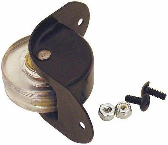 Alt view image 2 of 2 - PLATT HDW055 Black Polyethylene Wheel, Steel Housing Wheel Kit