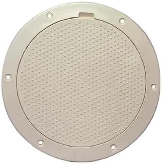 Alt view image 4 of 7 - Beckson 6" Non-Skid Pry-Out Deck Plate - Beige