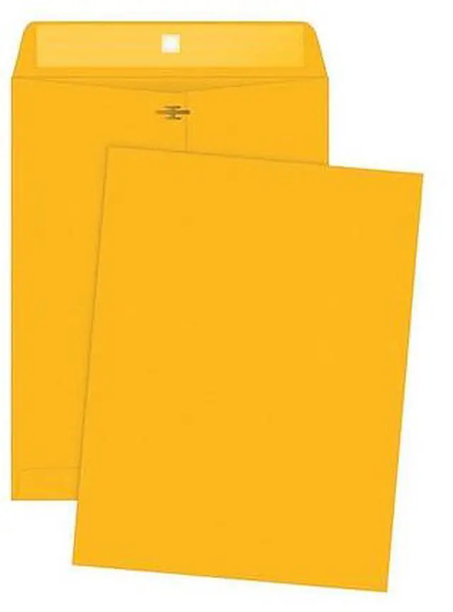 Alt view image 12 of 18 - Business Source Clasp Envelopes 28 lb. 9-1/2"x12-1/2" 100/BX Brown Kraft 36664