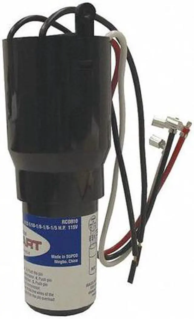 Alt view image 2 of 6 - SUPCO RCO810 Hard Start Kit, 115, Single, 1/12 to 1/5