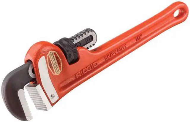 Alt view image 3 of 9 - RIDGID 31015 12 in L 2 in Cap. Cast Iron Straight Pipe Wrench