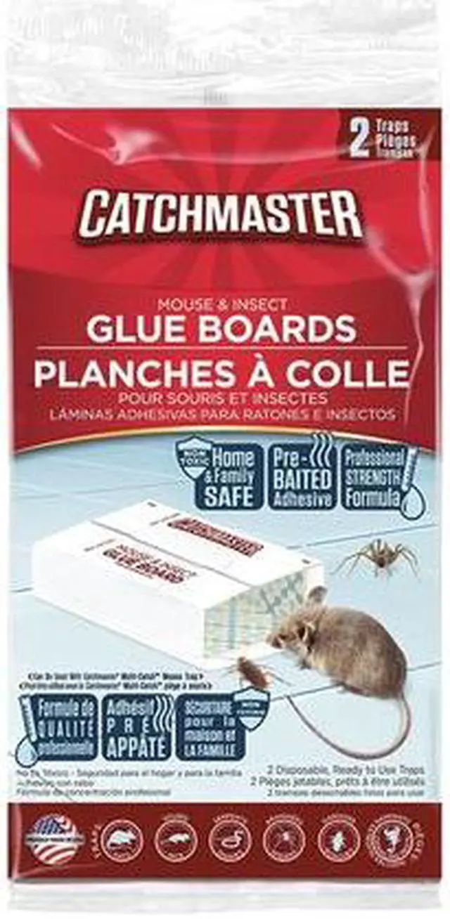 Alt view image 2 of 3 - CATCHMASTER 36-72 Glue Trap,8-1/2 In. L,5-1/4 In. W,PK2