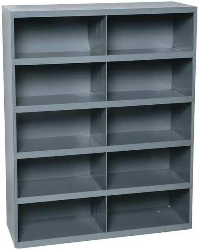 Alt view image 4 of 4 - DURHAM MFG 397-95 Prime Cold Rolled Steel Pigeonhole Bin Unit , 12 in D x 42 in