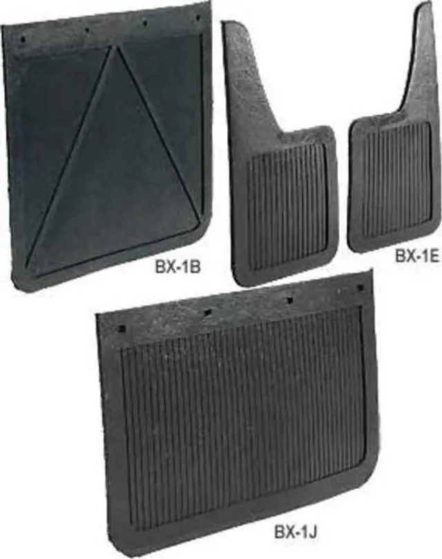 Alt view image 3 of 3 - BUYERS PRODUCTS B2418LSP Mud Flaps, 18 in X 24 in, Rubber, Black, 1 PR