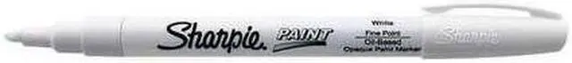 Alt view image 4 of 6 - Sharpie Permanent Paint Marker Fine Point White 35543