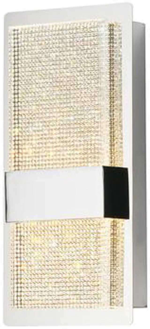 Main image of ET2 E24605-122PC Sparkler 2-Light 5.5" Wide Polished Chrome Wall Sconce