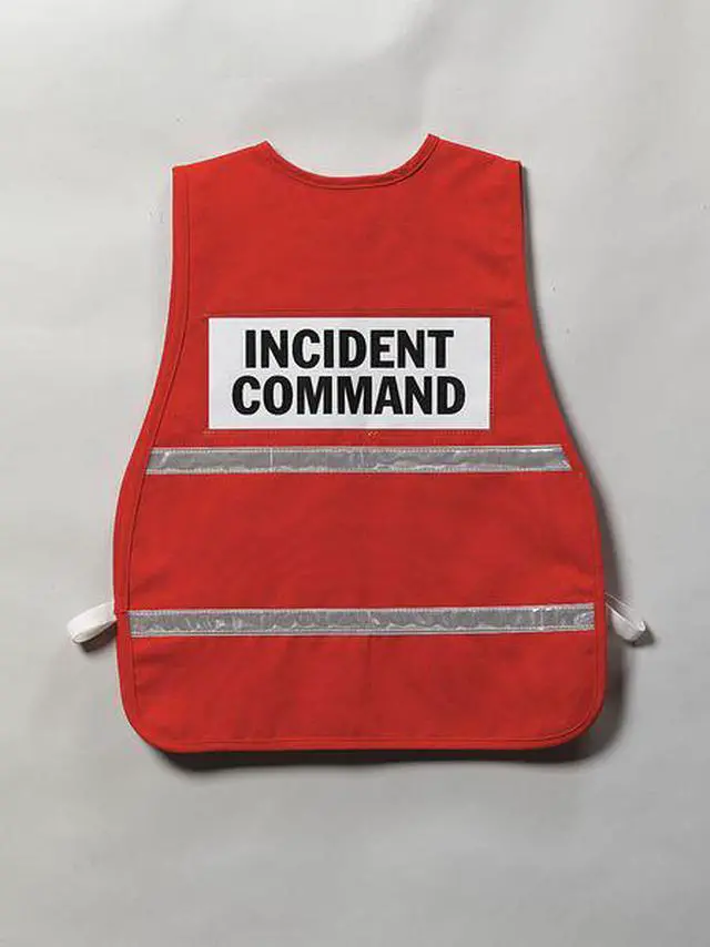 Alt view image 2 of 6 - CONDOR 8ZH81 Safety Vest,Red,Universal