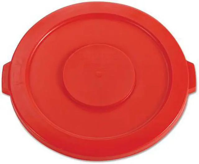 Alt view image 4 of 6 - Rubbermaid Commercial Products 2631RED 32 Gallon Brute Container Lids - Red