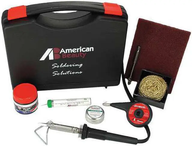 Alt view image 4 of 4 - AMERICAN BEAUTY TOOLS PSK50 Soldering Kit,50W,Iron Plated Copper Tip