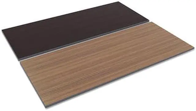Alt view image 7 of 8 - Alera - TT7230EW - Reversible Laminate Table Top, Rectangular, 71 1/2w x 29 1/2d, Espresso/Walnut