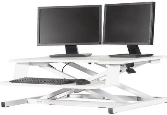 Alt view image 9 of 11 - Kantek STS900W Sits On Desk Surface For Full Stability
