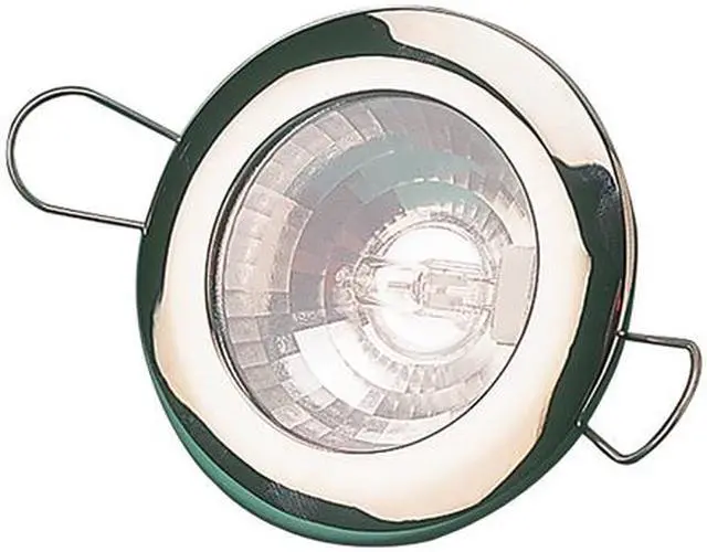 Alt view image 4 of 6 - Sea-Dog LED Overhead Light 2-7/16" - Brushed Finish - 60 Lumens - Clear Lens - Stamped 304 Stainless Steel