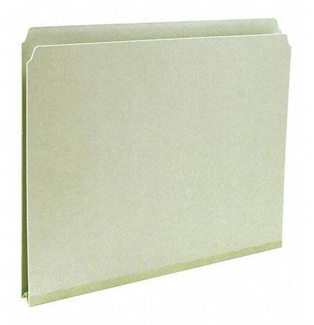 Alt view image 5 of 7 - Smead Manufacturing Company SMD13200 Folder- Straight Tab Cut- 9-.50in.H- Letter-Size- Gray
