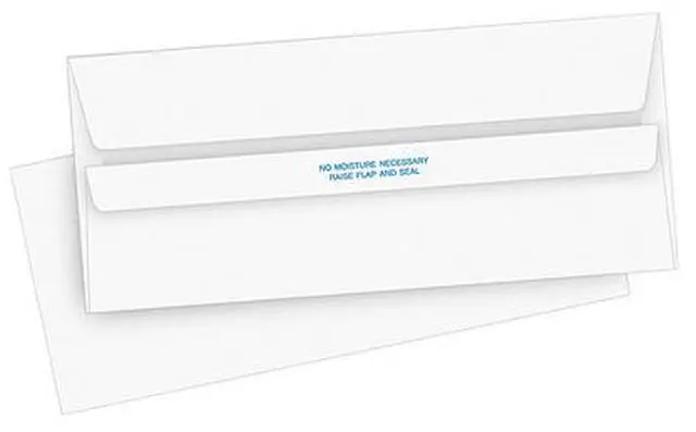 Alt view image 6 of 7 - Business Source Self-Seal Envelopes Reg Plain 4-1/8"x9-1/2" 500/BX WE 04644