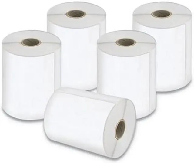 Alt view image 14 of 20 - DYMO 2026404 Extra-Large Shipping Labels for LabelWriter Label Printers, White, 4'' x 6'', 5 Rolls of 220