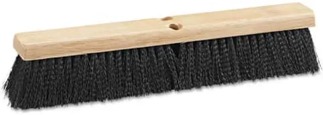 Alt view image 8 of 14 - Boardwalk Floor Brush Head 18" Wide Black Medium Weight Polypropylene Bristles