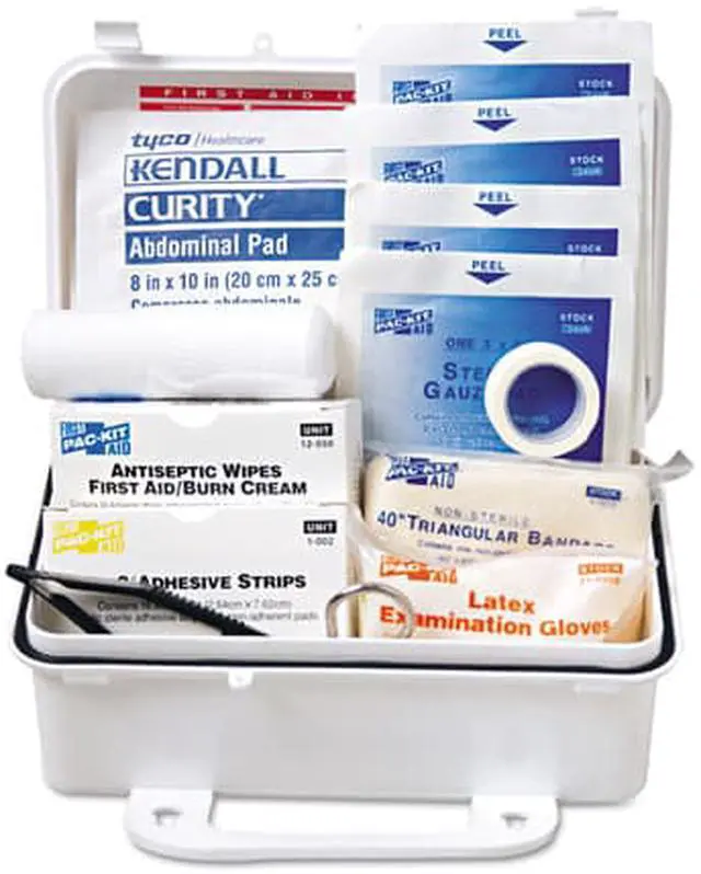 Alt view image 9 of 9 - Weatherproof Plastic Basix #10 First Aid Kit 1 EA