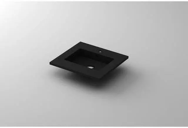 Alt view image 4 of 6 - VIVA Stone 24" Matte Black - Solid Surface Countertop