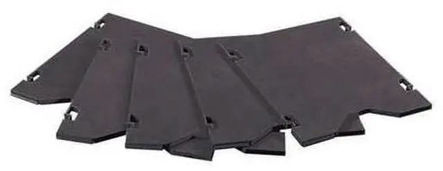 Alt view image 2 of 3 - Safco 7753BL E-Z Sort Additional Mail Trays - 5 Shelves - 11 x 12.5 x 0.5 - Black