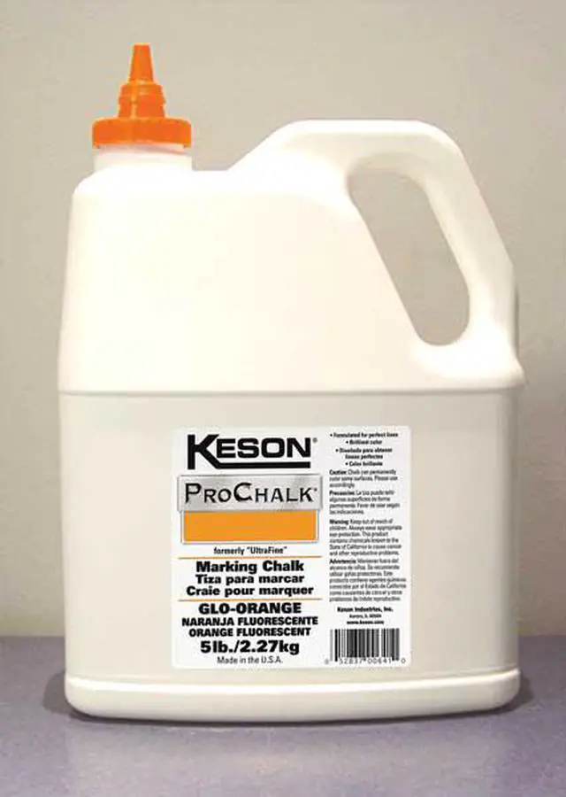 Alt view image 4 of 4 - KESON 105GO Marking Chalk Refill,Orange,5 Lb