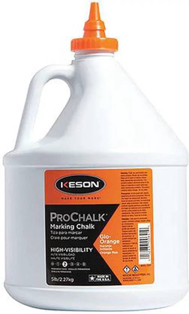 Alt view image 3 of 4 - KESON 105GO Marking Chalk Refill,Orange,5 Lb