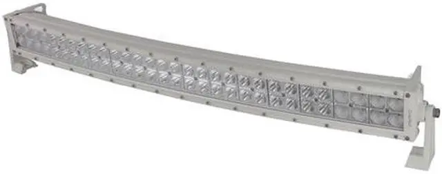 Alt view image 5 of 7 - Heise Dual Row Marine Led Curved Light Bar - 30"