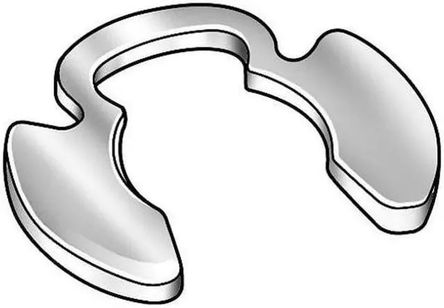 Alt view image 2 of 2 - ZORO SELECT PO-100ST PA Poodle Retain Ring,Ext,1 In,PK25