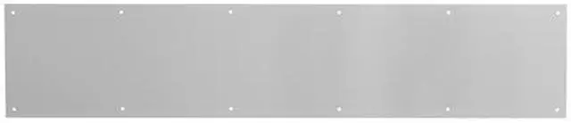 Alt view image 2 of 6 - Prime-Line Products J 4702 Door Kick Plate 1/32-inch x 34-Inch x 6-Inch Satin Aluminum