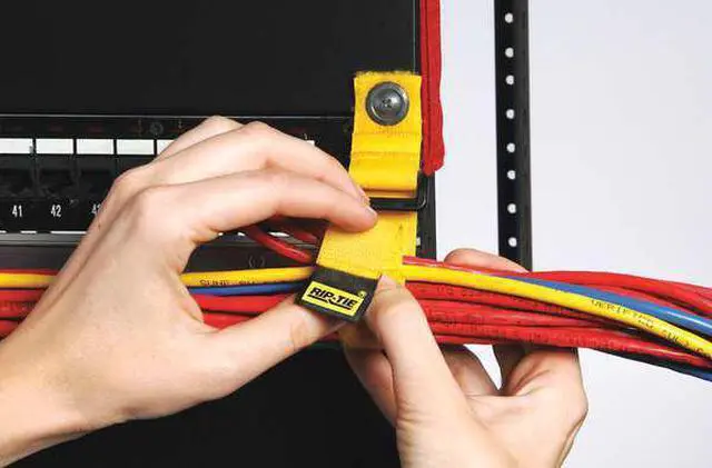 Alt view image 2 of 2 - RIP-TIE N-07-G10-BK Cable Tie Strap, 7 in L, 1-1/2 in Max Bundle Dia., Black,