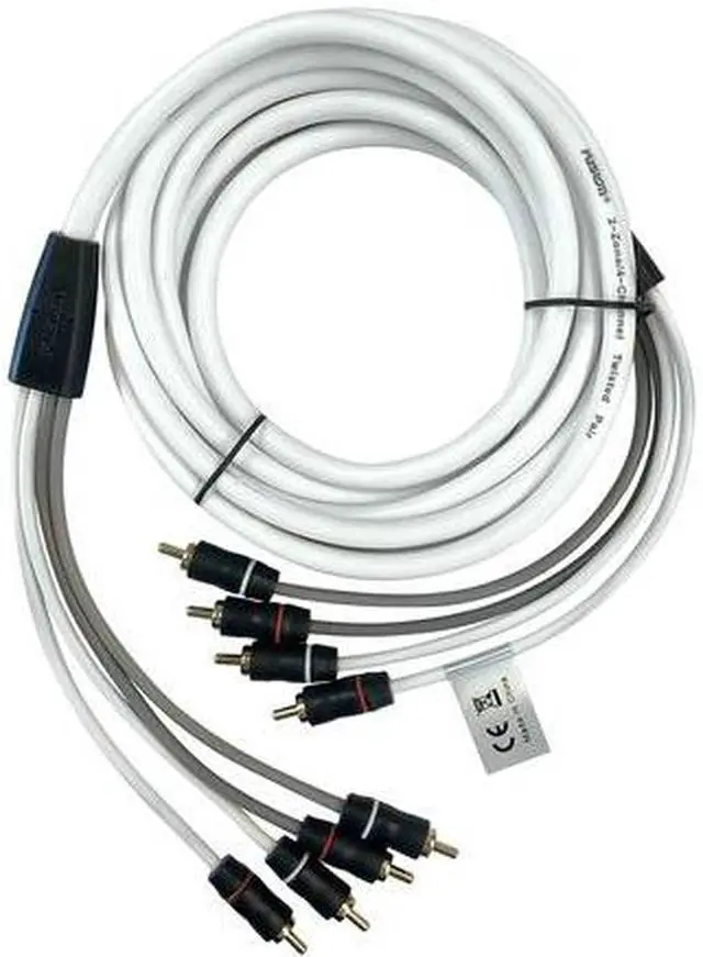 Alt view image 6 of 8 - FUSION EL-FRCA12 12' Standard 4-Way RCA Cable