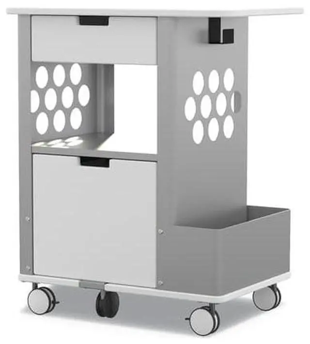 Alt view image 4 of 11 - Safco 5202WH Mobile Storage Cart