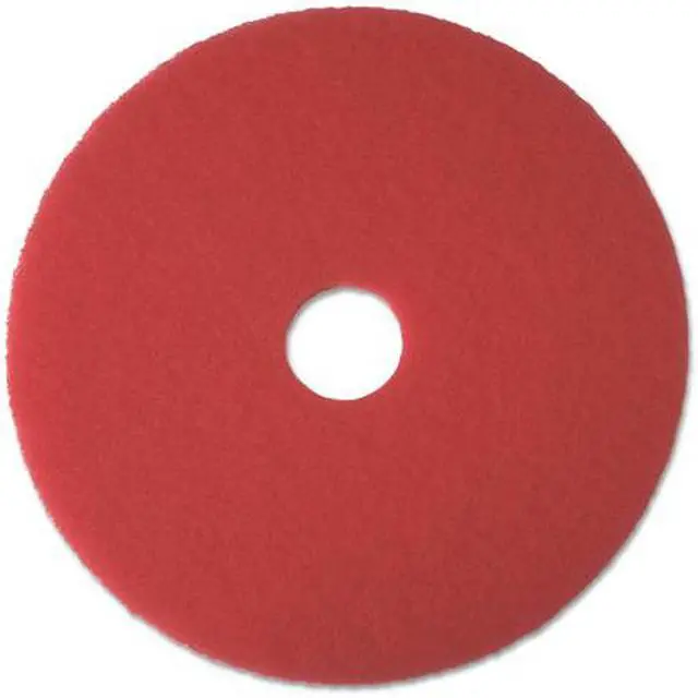 Alt view image 4 of 14 - Boardwalk Floor Buffing Pad 19" Diameter Red 5/Carton 4019RED
