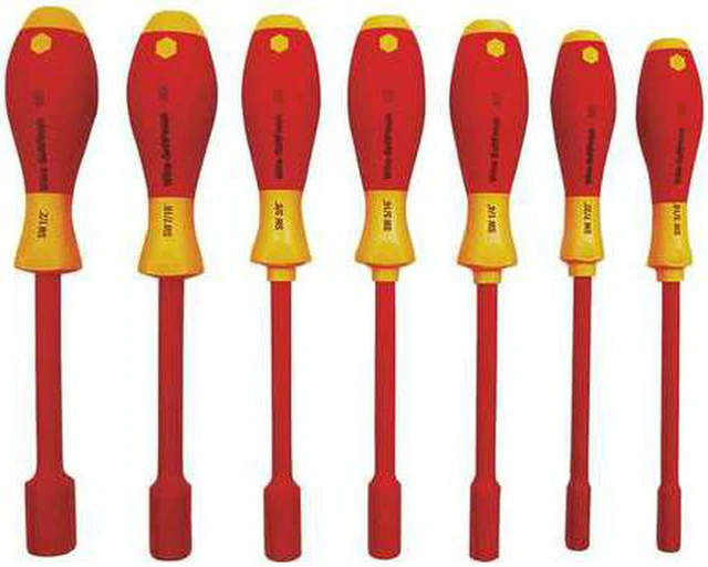 Alt view image 3 of 4 - Wiha 32293 7 Piece Insulated Nut Driver Metric Set