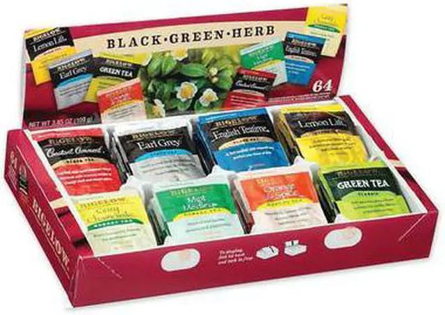 Alt view image 9 of 16 - Bigelow Tea Company Tea Tray Pack, 8 Assorted Teas, 64/BX