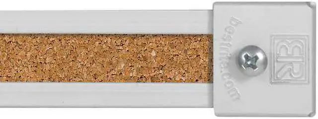 Alt view image 7 of 8 - BEST-RITE 522D Map Rail,Cork,48 In Wide,PK7