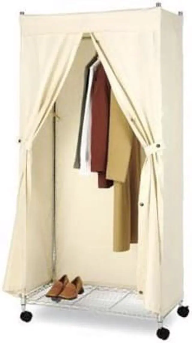 Alt view image 2 of 4 - whitmor canvas cover only for garment rack