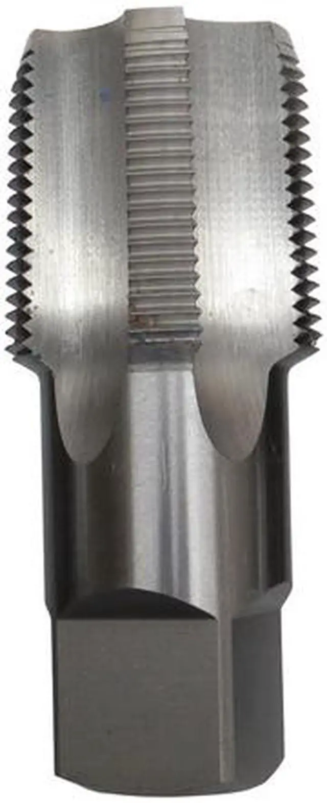 Main image of Drill America DWTPT Series Qualtech Carbon Steel Pipe Tap, Uncoated (Bright) Finish, Round with Square End Shank, 1-1/2"-11-1/2 NPT (Pack of 1)