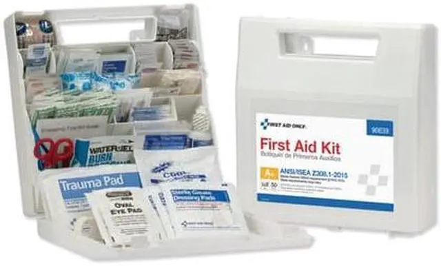 Alt view image 11 of 15 - ANSI Class A+ First Aid Kit for 50 People, 183 Pieces FAO90639