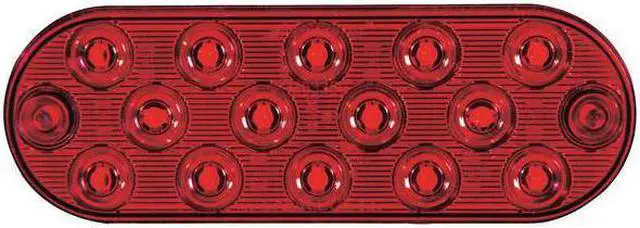 Alt view image 5 of 6 - MAXXIMA M63350R Stop/Turn/Tail Light,Oval,Red,6-1/2" L